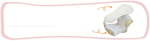 Natural bamboo nappy